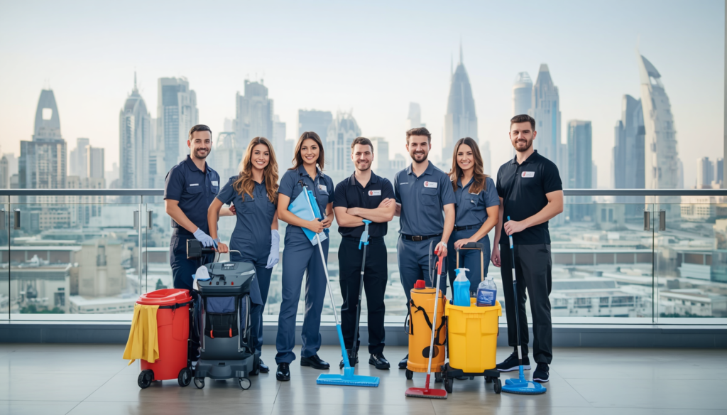 Cleaner Manpower Supply Company in Dubai, UAE - Triple